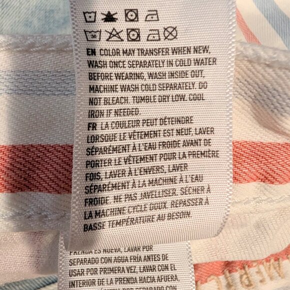 American Eagle high rise striped mom shorts - Picture 8 of 8